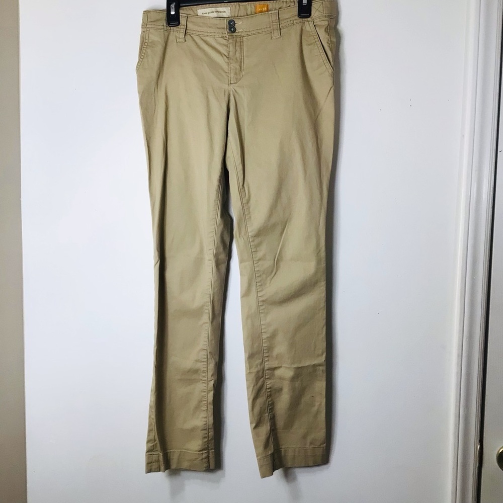 Anthropologie Pilcro & the letterpress Hayden pants women tan khaki 27